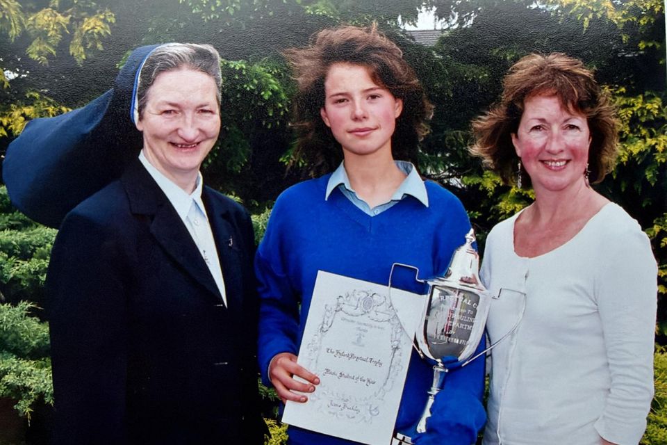 Jessie Buckley receiving music student of the year